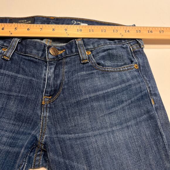 J Crew Women’s Matchstick Skinny Jeans Dark Wash Size 27 Short - Picture 8 of 10